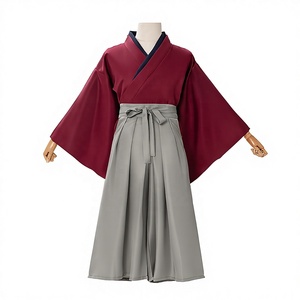 <span class=keywords><strong>Kimono</strong></span> Rojo de Kendo para Hombre, Disfraz de Cosplay Estilo Samurái, Traje de Poliéster para Adultos, Venta al por Mayor para Comic <span class=keywords><strong>Con</strong></span> y Halloween - Product Image 5