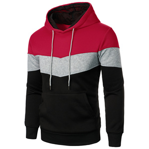 2026 High-Quality Wholesale for Europe and America Autumn and Winter Men's Color Match Color Fashion <strong>Hoodie</strong> Men's Casual <strong>Hoodie</strong> - Product Image 2