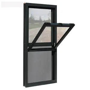 AS2047 AS2208 NFRC Approved Handle Lock Laminated Glass Double Hung Aluminum Alloy Windows For Office Building