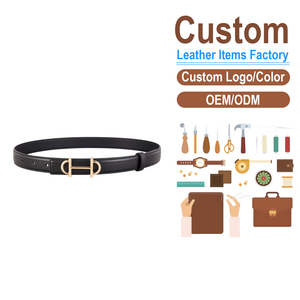 Cinturón de Cuero de Grano Completo de Alta Gama para Mujer, Estilo Francés, Versátil, con Hebilla Dorada - Product Image 2
