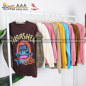 Sudadera Oversize de Invierno KungFu KingAAA para Mujer, Holgada, Limpia, 90% Mezcla, Estilo Urbano, Tops Casuales, Ropa de <span class=keywords><strong>Segunda</strong></span> <span class=keywords><strong>Mano</strong></span> - Product Image 2