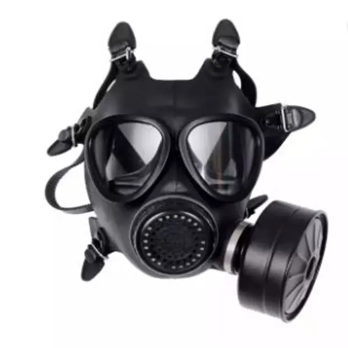 श्वसन संरक्षण औद्योगिक रबर सुरक्षा सस्ती कीमत के साथ पूरा चेहरा गैस संरक्षण मुखौटा सुरक्षा मुखौटा