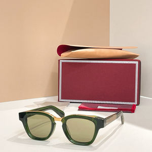 Lunettes de soleil carrées rétro UV400, monture en acétate, tendance unisexe, surdimensionnées pour grands visages, style vintage - Product Image 6