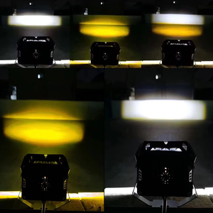 Ventes Flash : Phares LED Moto 6 Lentilles 120W Blanc Jaune IP67 Étanche, Feux de Brouillard de Remplacement pour Motos et Jeeps - Product Image 4