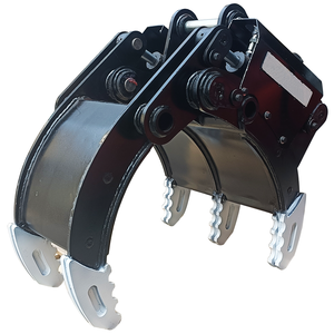 Mini-excavatrice hydraulique 360 °   <span class=keywords><strong>Godet</strong></span> de tri rotatif pour pierres avec <span class=keywords><strong>grappin</strong></span> à bois - Product Image 2