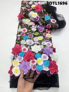 <strong>Thai</strong> People Like Wholesale Design Bridal Embroidery Tulle <strong>Wedding</strong> <strong>Dress</strong> Net Applique Mesh Floral Lace Embroidery <strong>Wedding</strong> <strong>Dresses</strong> - Product Image 3