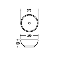 Petit lavabo design moderne pour salle de bains sanitaire