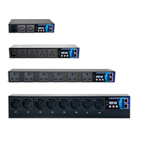 PDU Inteligente para Montaje en Rack, Distribución de Energía Vertical y Horizontal, Estándar Global, Control de Nivel Directo, RS485, Medición y Conmutación
