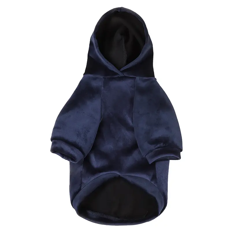 Veste en molleton doux pour chien, manteau d'hiver à capuche, vêtement chaud pour animaux de compagnie, offre en ligne, collection 2020