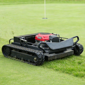 Tondeuses à gazon industrielles sans fil diesel/essence sur chenilles, intelligentes, télécommandées, certifiées CE, personnalisées pour pentes, jardins et fermes - Product Image 1