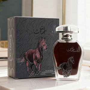 Dernier <span class=keywords><strong>parfum</strong></span> pour homme de style Dubaï 100 ml, boîte cadeau de luxe tête de cheval noir, <span class=keywords><strong>parfum</strong></span> boisé, <span class=keywords><strong>parfum</strong></span> fort durable, eau de <span class=keywords><strong>parfum</strong></span> des Émirats arabes unis - Product Image 1