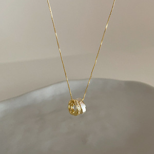 Custom PVD Gold Plated Fashion Waterproof Stainless Steel Dainty Flower Necklace for Women Jewelry - Product Image 1