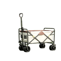 Nouveau produit 2023 chariot pliable Portable pour jardin, Camping, plage, poussette, chariot avec poignée réglable