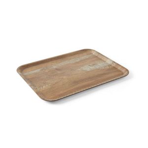 Vassoio di Servizio in Melamina Effetto Legno AmerBox 370x530mm, Design Elegante per Uso Domestico o Commerciale - Product Image 1
