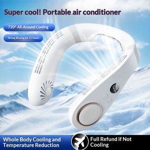 Ventilateur portable intelligent de haute qualité, idéal pour l'été, rechargeable, à suspendre au cou, prix de gros - Product Image 6
