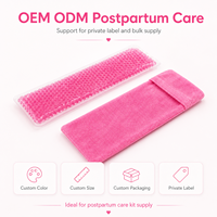 Compresse froide à billes de gel personnalisée avec logo et emballage sur mesure, pour soins post-partum et soutien périnéal chaud/froid