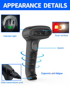 เครื่องสแกนบาร์โค้ดแบบมีสาย USB แบบเสียบใช้งานได้ทันที รองรับ QR Code และบาร์โค้ด 1D 2D รุ่น X-760H เหมาะสำหรับร้านค้าปลีก - Product Image 2