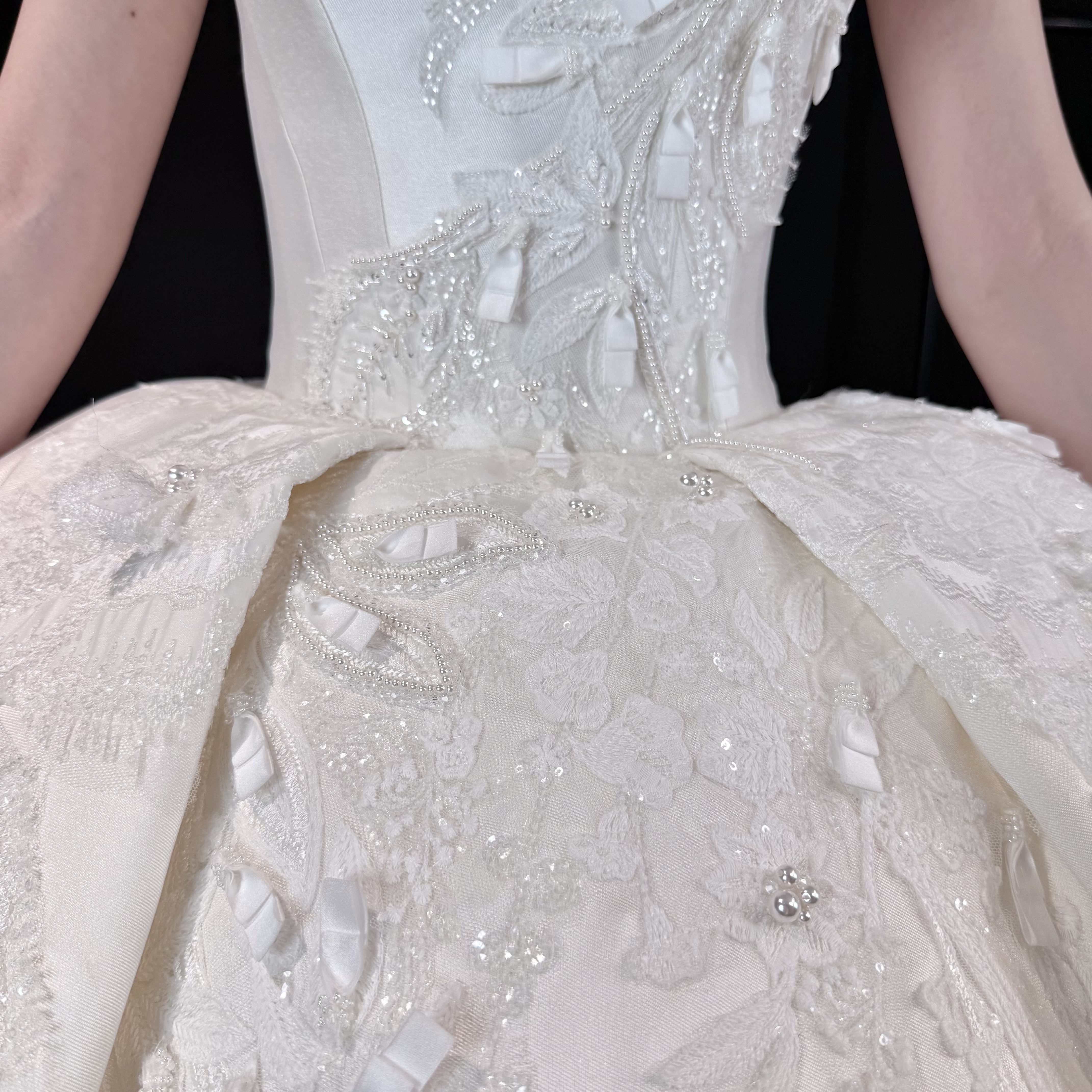 wedding gown not white