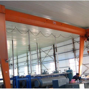Grúa pórtico monoviga personalizada de 3m-18m de altura de elevación, 3t-32t, montada sobre rieles, para exteriores, con caja de proveedor - Product Image 2