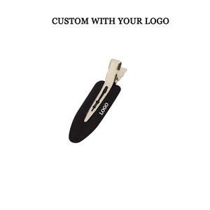 Logotipo personalizado Herramientas fáciles de usar Clips de plástico Peluquería Corte Salón Herramienta <span class=keywords><strong>peque</strong></span>ña Belleza Maquillaje Clip Mujeres Niñas Maquillaje Pins Diario - Product Image 2