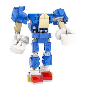 NUEVO Juego <span class=keywords><strong>de</strong></span> Bloques <span class=keywords><strong>de</strong></span> Construcción <span class=keywords><strong>Sonic</strong></span> Mecha para Niños, Rompecabezas <span class=keywords><strong>de</strong></span> Ladrillos, Juguetes para Niños MOC1343 176 Piezas - Product Image 3