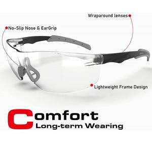Lunettes de sécurité enveloppantes confortables avec bouclier UV400 toute la journée - Product Image 2