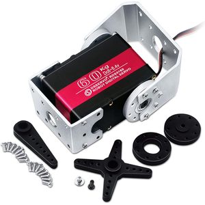 Servomotor Robótico Annimos de 60 kg de Torque, Dirección Digital RDS9160 con Soportes de Montaje - Product Image 1