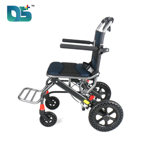 Sedile Ultra leggero comodo telaio in lega di alluminio bracciolo di sollevamento schienale pieghevole sedia a rotelle manuale - Product Image 3