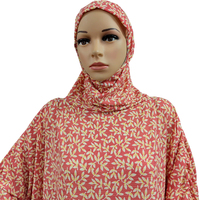 Nouveauté 2022 : Robe de Prière Musulmane pour Femme, Hijabs à Motifs Floraux, Jilbab Africain de Turquie, Robe de Culte avec Capuche, Kaftan Arabe Islamique, Idéal Ramadan
