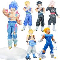 Figura de PVC de Goku de Dragon Ball Super de 18 cm, Modelo 3D de Arcilla Personalizado, Juguete Coleccionable de Anime, Figura de Acción de Dragon Ball Unisex