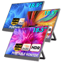Fhd 18.5Inch Led Lcd Monitoren Ips Computer Goedkope Pc Draagbare Monitor Voor Desktop Pc
