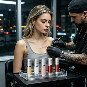 Crema de color transparente equilibrada para cejas, labios y ojos, suave, uniforme, estable, post-color, fina, transpirable, con cobertura completa, tonos fríos. - Product Image 1