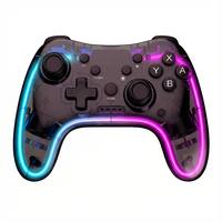 Joystick Inalámbrico para Nintendo Switch con Freno de Mano, Sensor de Movimiento, Motor de Vibración, Controlador de Juego para PC