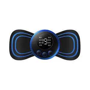 Fábrica Atacado Portátil Mini Elétrico EMS Massageador Elétrico Pescoço Ombro Massagem Cinto Back Pain Relief Massager