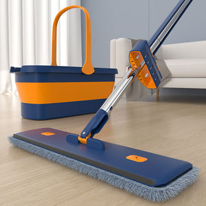 Ensemble de serpillière plate <span class=keywords><strong>pour</strong></span> la maison, mains libres, avec grand seau pliable, serpillière <span class=keywords><strong>pour</strong></span> le nettoyage des sols - Product Image 6