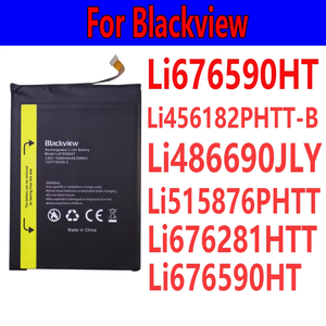 Batterie pour Blackview BV8800 BL8800 <span class=keywords><strong>Pro</strong></span> A85 <span class=keywords><strong>BV6600</strong></span> BV7200 BV9300 BV9300 Li676590H Batteries Fast DT Li456182PHTT-B Li486690JLY - Product Image 1