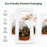 Boîte cadeau pliante de luxe avec logo personnalisé, boîte à fleurs portable, emballage en papier pour mariage, fête des mères