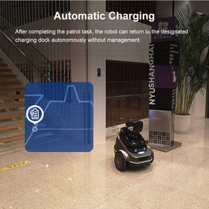 Indoor Office Building Smart Intelligent Roboter Guard Patrol Facial AI Security Robot