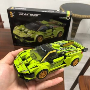 Bloques de Construcción Técnicos a Escala <span class=keywords><strong>1</strong></span>/18, Juguete Genial para Niños, Regalo, Modelo de Auto de Carreras Hypercar, Ladrillos para Armar Vehículos, Bloques de Construcción para Ingenieros - Product Image 6