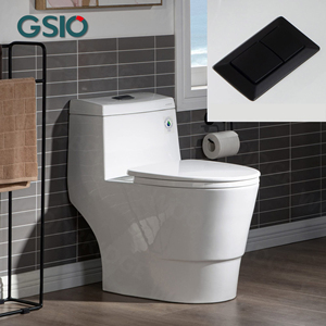 New Product Make in China Siphonic Flush One-Piece Toilet <strong>Big</strong> Size Water <strong>Closet</strong> at Wholesale Cheap Price Bathroom Application - Product Image 1