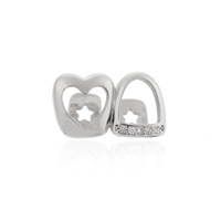 Grillz dentaire double dent en laiton avec zircone cubique et cœur creux pour hommes, bijoux dentaires, en stock, vente en gros, petite commande, cadeau de fête
