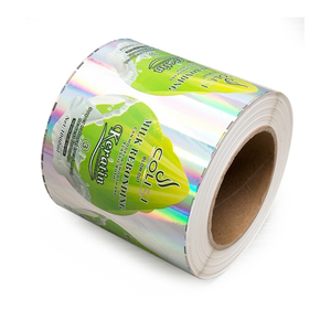 Adesivo ologramma trasparente olografico personalizzato con foglia d'argento arcobaleno riflesso personalizzato - Product Image 6