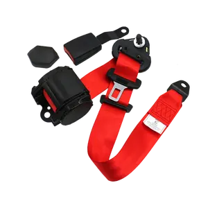 K3調整可能オートカーシートベルトフロントリトラクタブル3点式安全鋼ポリエステルナイロンモデルアコード3点式タイプ - Product Image 1