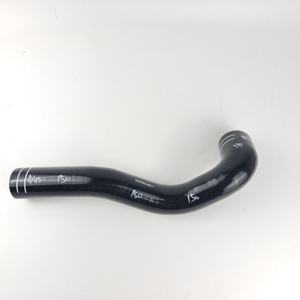 Réducteur de radiateur automobile Tuyau en silicone flexible lisse noir Radiateur de camion Tube en caoutchouc Voiture - Product Image 5