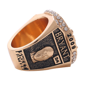 Anillo de Moda Lakers Kobe Angeles Los Angeles, Estilo Deportivo de Baloncesto, Chapado en Oro, Aleación, Victoria Eterna, Campeonato, Recuerdo, <span class=keywords><strong>2010</strong></span> - Product Image 5