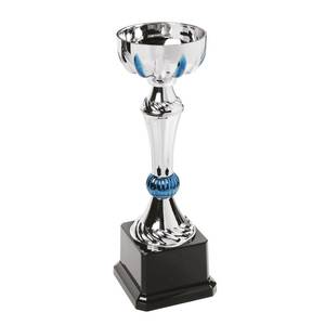 Decoraciones de Trofeos y Copas de 225 mm, Azules, Impresión UV en Acrílico, Madera, Vidrio, Cristal, Plástico, Hierro Chapado en Oro, para Regalos de Ferias Comerciales - Product Image 1