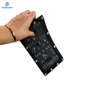 Matriks <span class=keywords><strong>Led</strong></span> mikro melengkung P4 dalam ruangan 256*128mm banyak digunakan untuk iklan layar <span class=keywords><strong>LED</strong></span> bulat dinding Video lingkaran 1650Cd/Sqm - Product Image 1