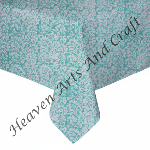 Nouveau 100% Coton Couverture Premium Marque Lavable Tissu Élégance Mariages Banquet Moderne Élégant Bloc Imprimer Carré Nappe Lin - Product Image 1