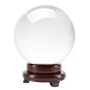 MH-Q1001 3d Laser Clear Glass Crystal Ball Personalized Magic Healing Photography Colourful Ball Crystal Glass Ball