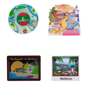 カスタマイズプロモーションフィリピンモルディブSiciliaバハマ観光冷蔵庫マグネット世界都市ウッド冷蔵庫マグネットお土産用 - Product Image 1